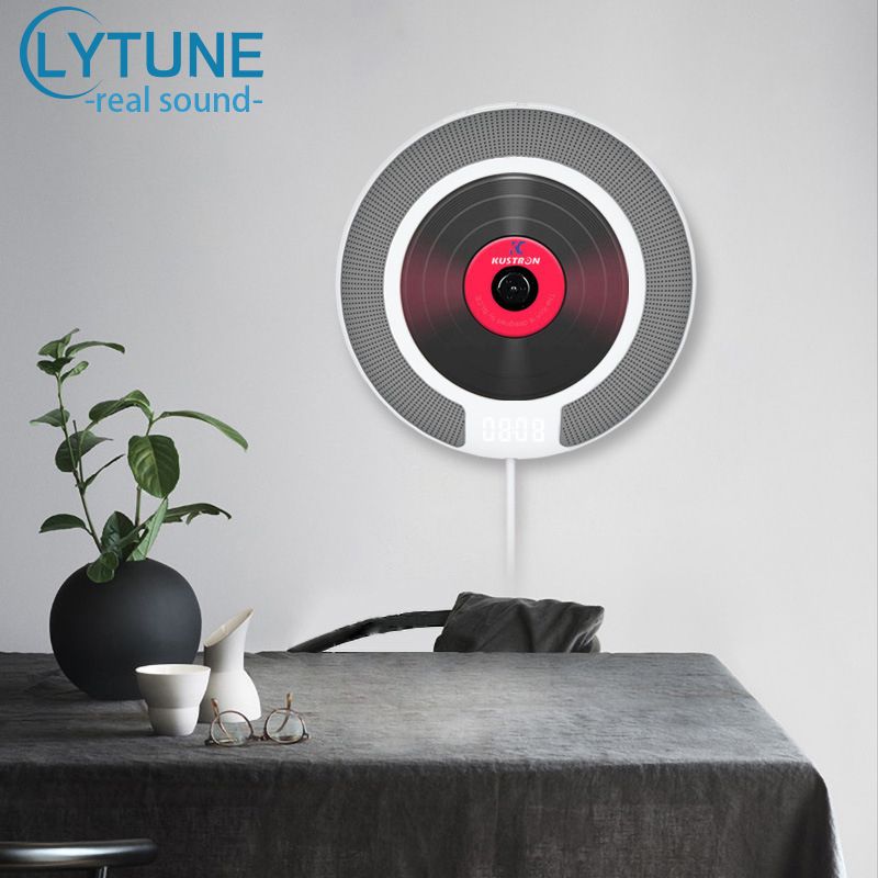 Wall Mountable CD Player Bluetooth Connection USB  Portable For Public Address Home Audio Speaker Remote Control Music Center