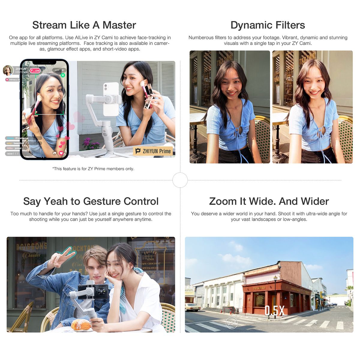 SMOOTH-Q3 Handheld 3-Axis Smartphone Gimbal