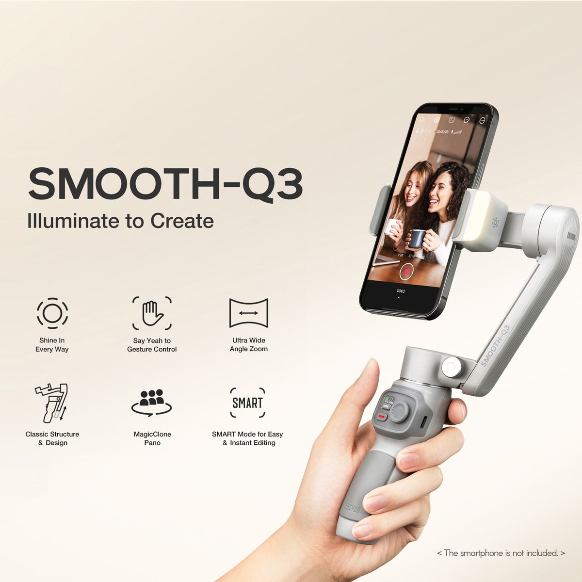 SMOOTH-Q3 Handheld 3-Axis Smartphone Gimbal