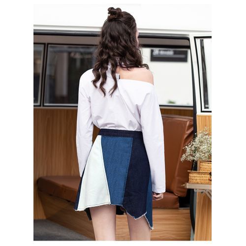 FashionPlus Size Skirt Women Denim Skirt
