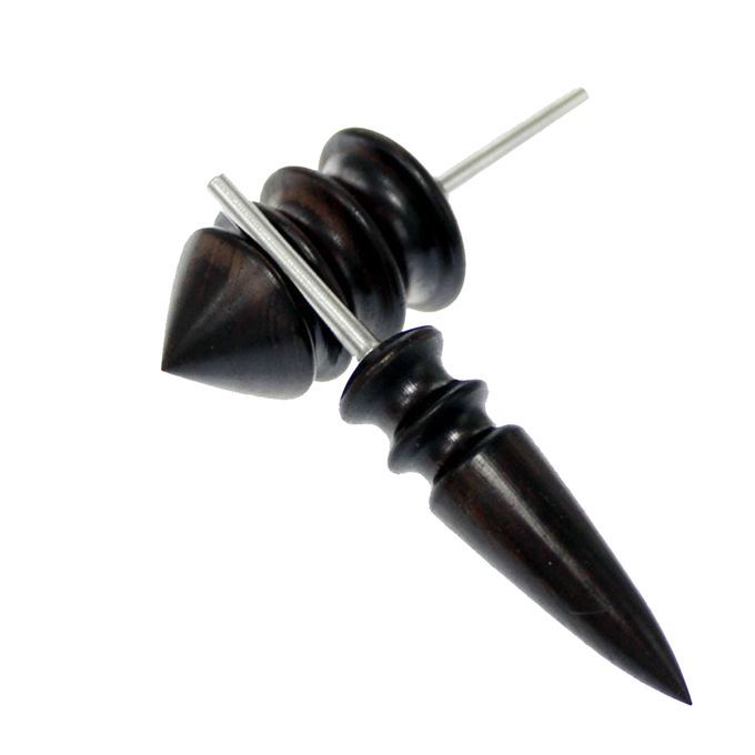 2pc Sharp Tip Narra Leather Burnisher Slicker Tool Polishing Drill DIY