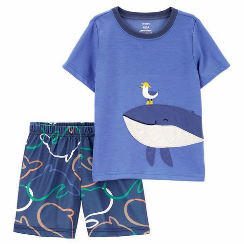 Carter's Kids 4-Piece Pajama Set Whale
