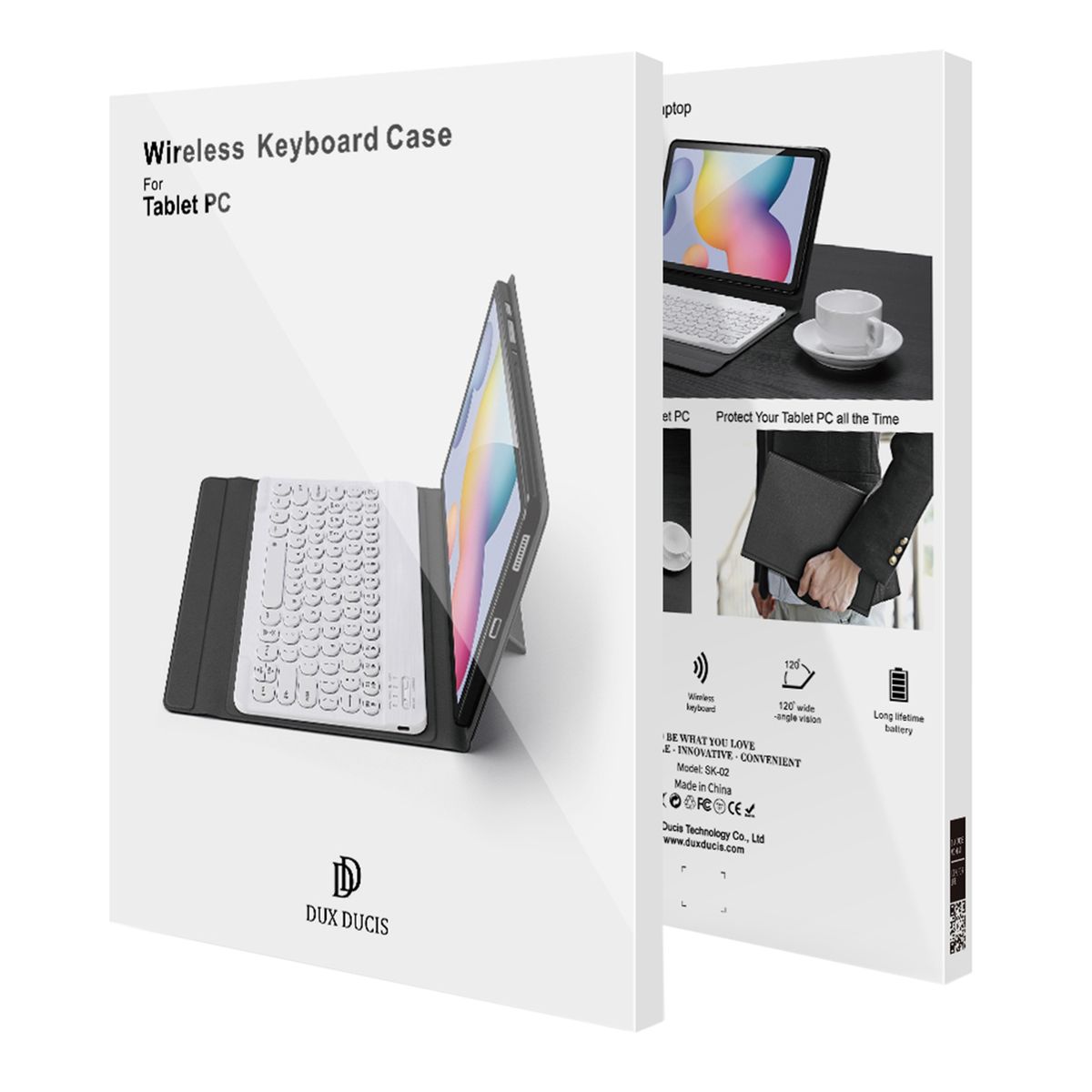 Bluetooth Keyboard Leather Case For Samsung Galaxy Tab S7