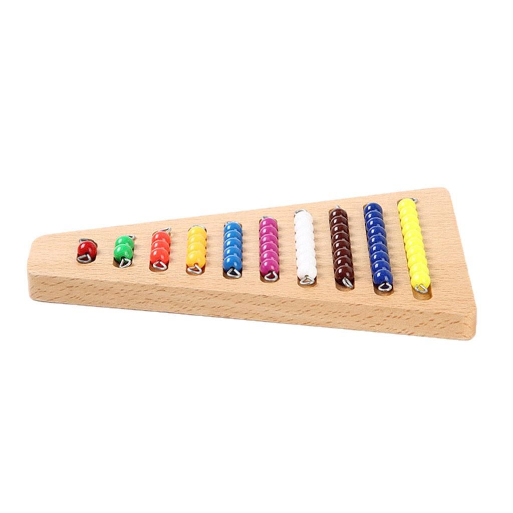 Math Materials Colored Bead Stairs Early Preschool Toys Gifts