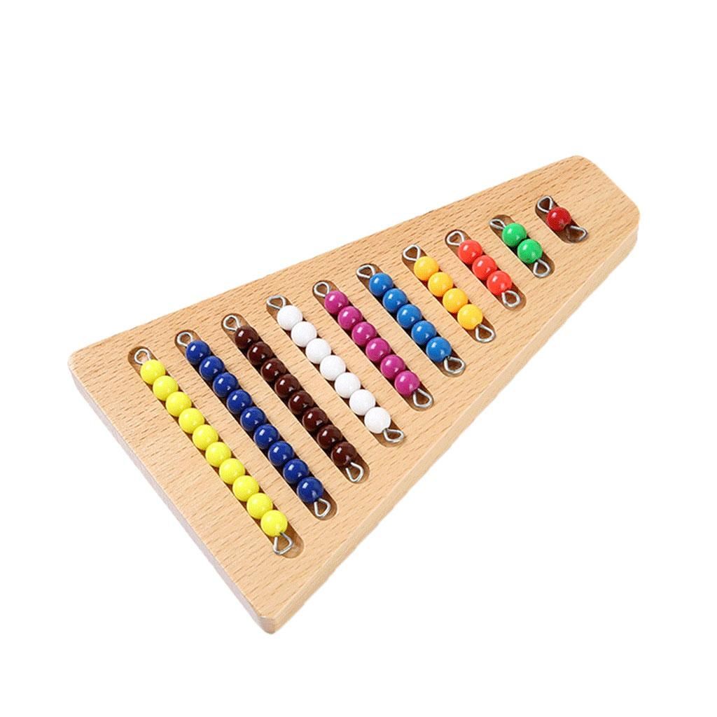 Math Materials Colored Bead Stairs Early Preschool Toys Gifts