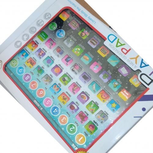 Kids Children Tablet Pad Electronic Preschool English Learning Tab