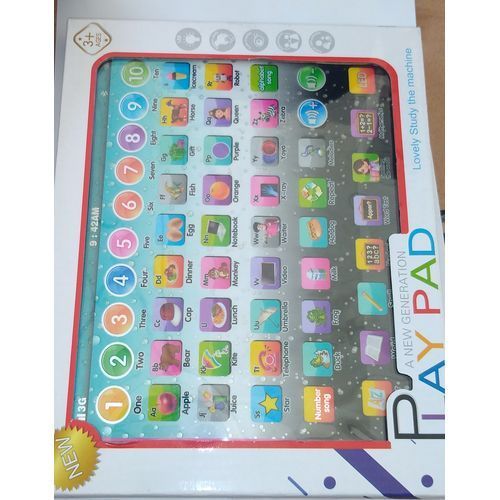 Kids Children Tablet Pad Electronic Preschool English Learning Tab