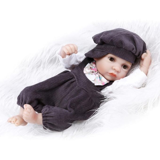 NPK 10 Inch 26cm Reborn Baby Boy Girl Soft Silicone Doll Handmade Lifelike Baby