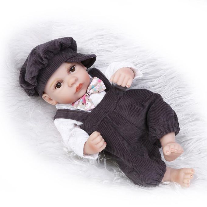 NPK 10 Inch 26cm Reborn Baby Boy Girl Soft Silicone Doll Handmade Lifelike Baby