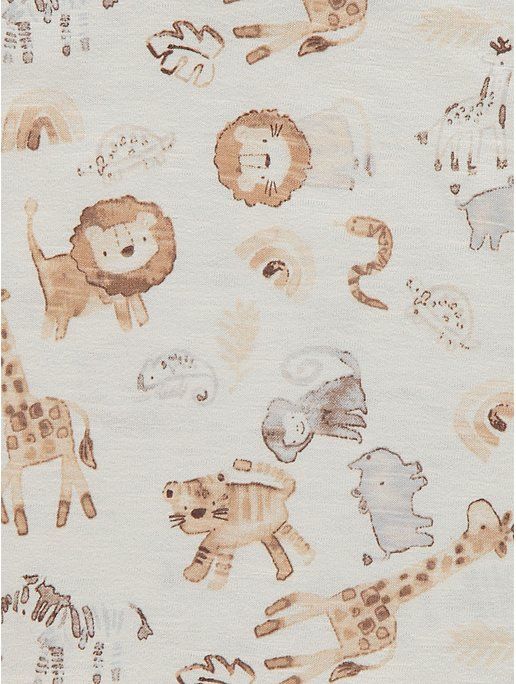 Safari Animal Print T-Shirts 4 Pack