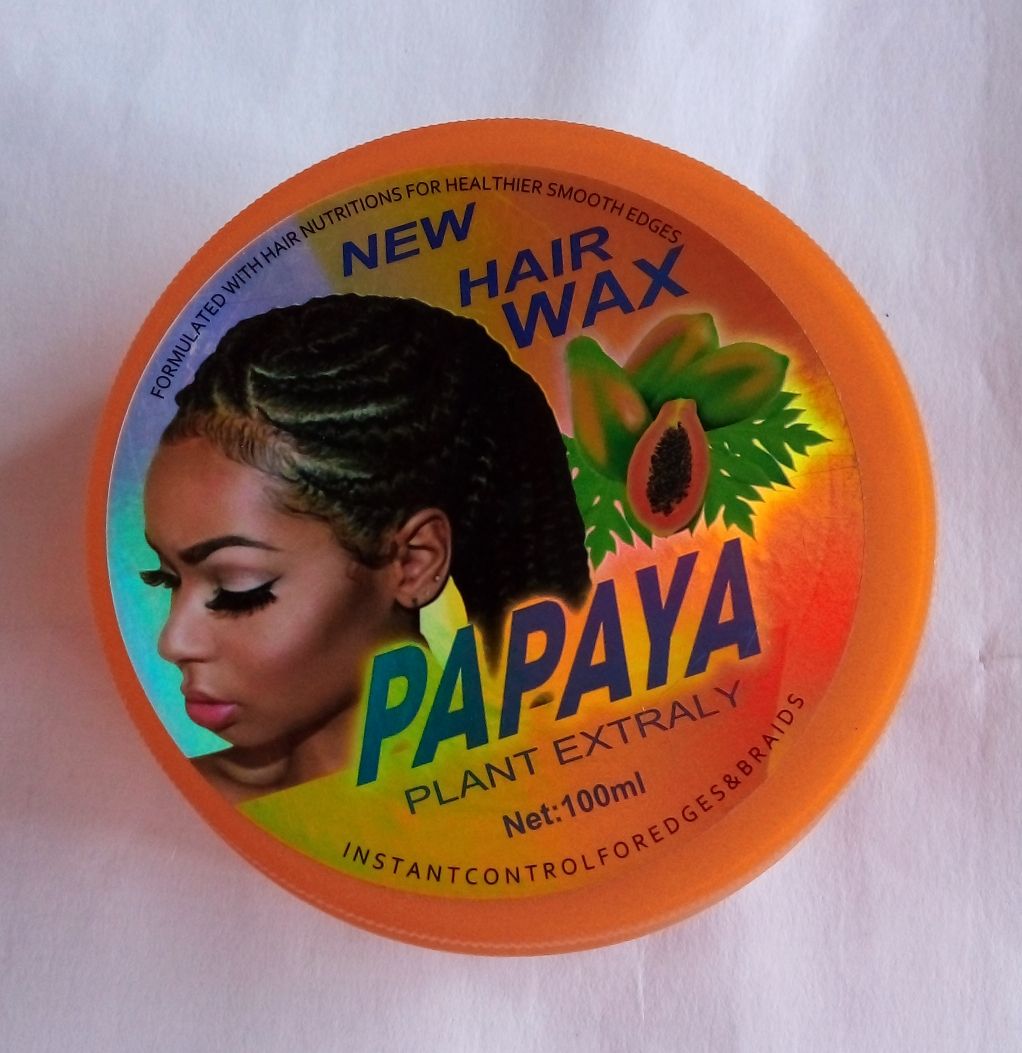 PAPAYA HAIR WAX EDGE CONTROL GEL, ORANGE