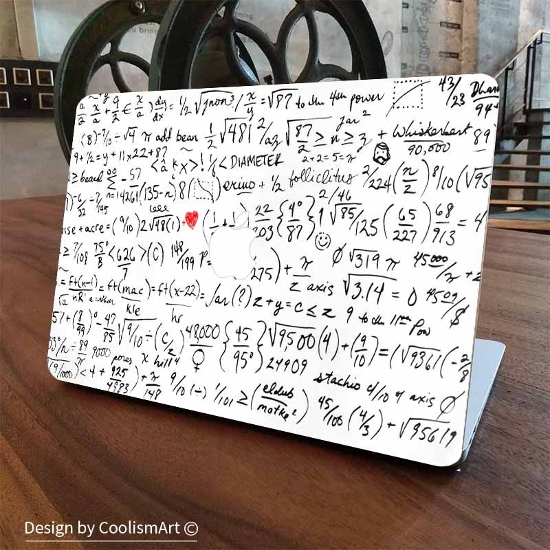 Formulas Scrawl Lap Skin Sticker Decal For Macbook Sticker