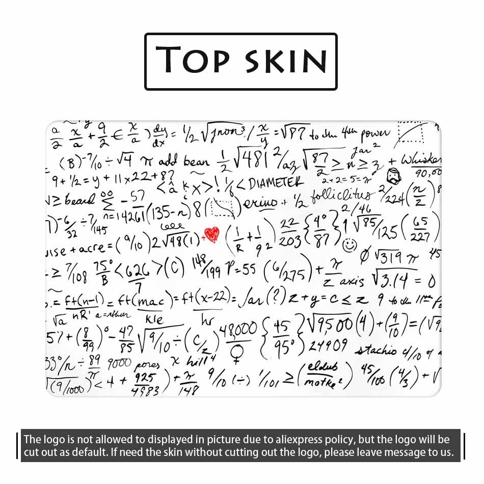 Formulas Scrawl Lap Skin Sticker Decal For Macbook Sticker