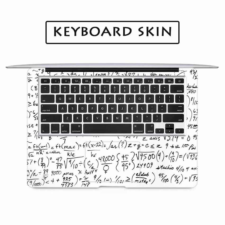 Formulas Scrawl Lap Skin Sticker Decal For Macbook Sticker