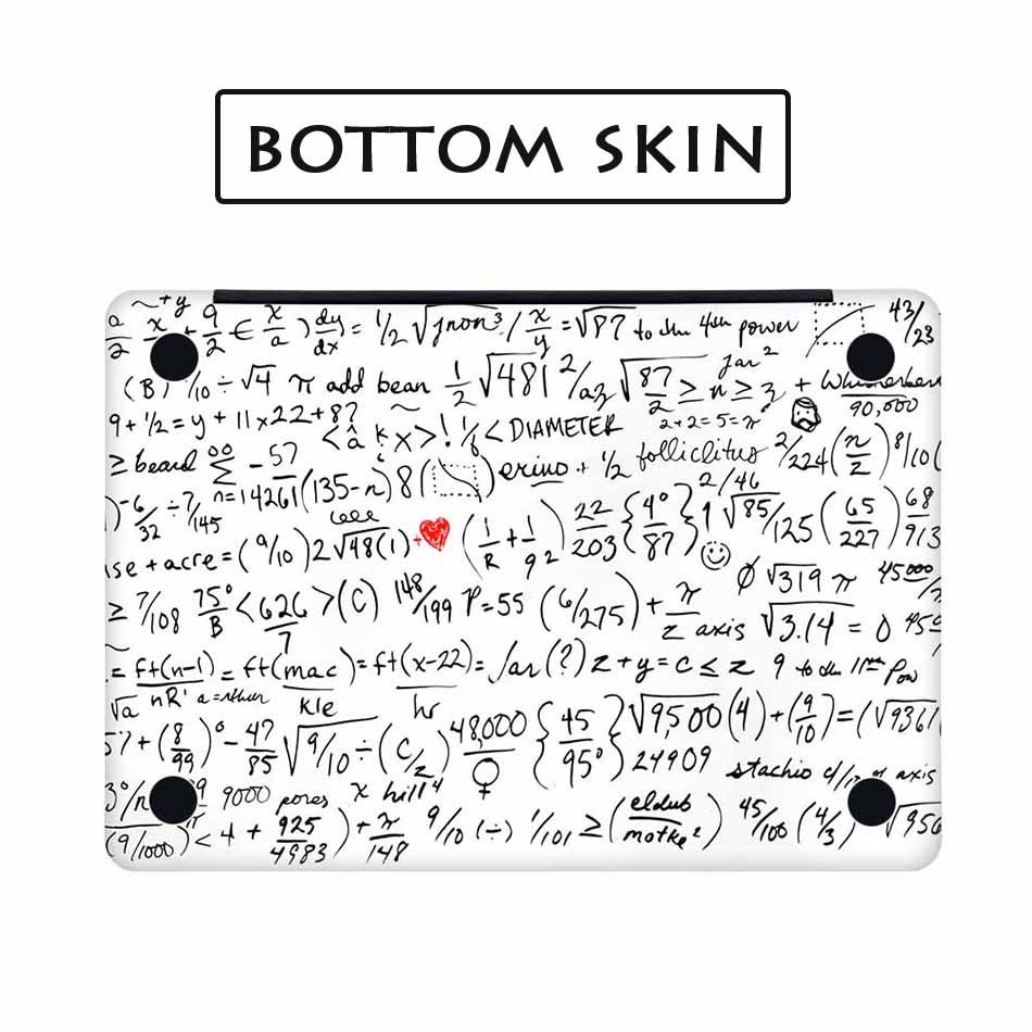 Formulas Scrawl Lap Skin Sticker Decal For Macbook Sticker