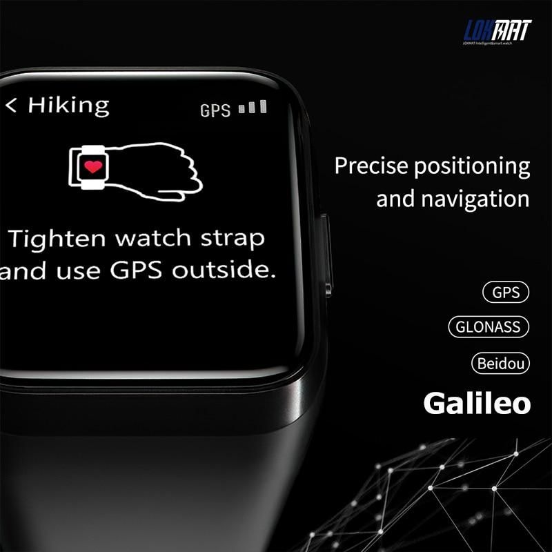 Smart Watch for Men Smartwatch Gps Watch Men Heart Rate Tracker 25 Days Standby Waterproof Outdoor Fitness Tracker For IOS