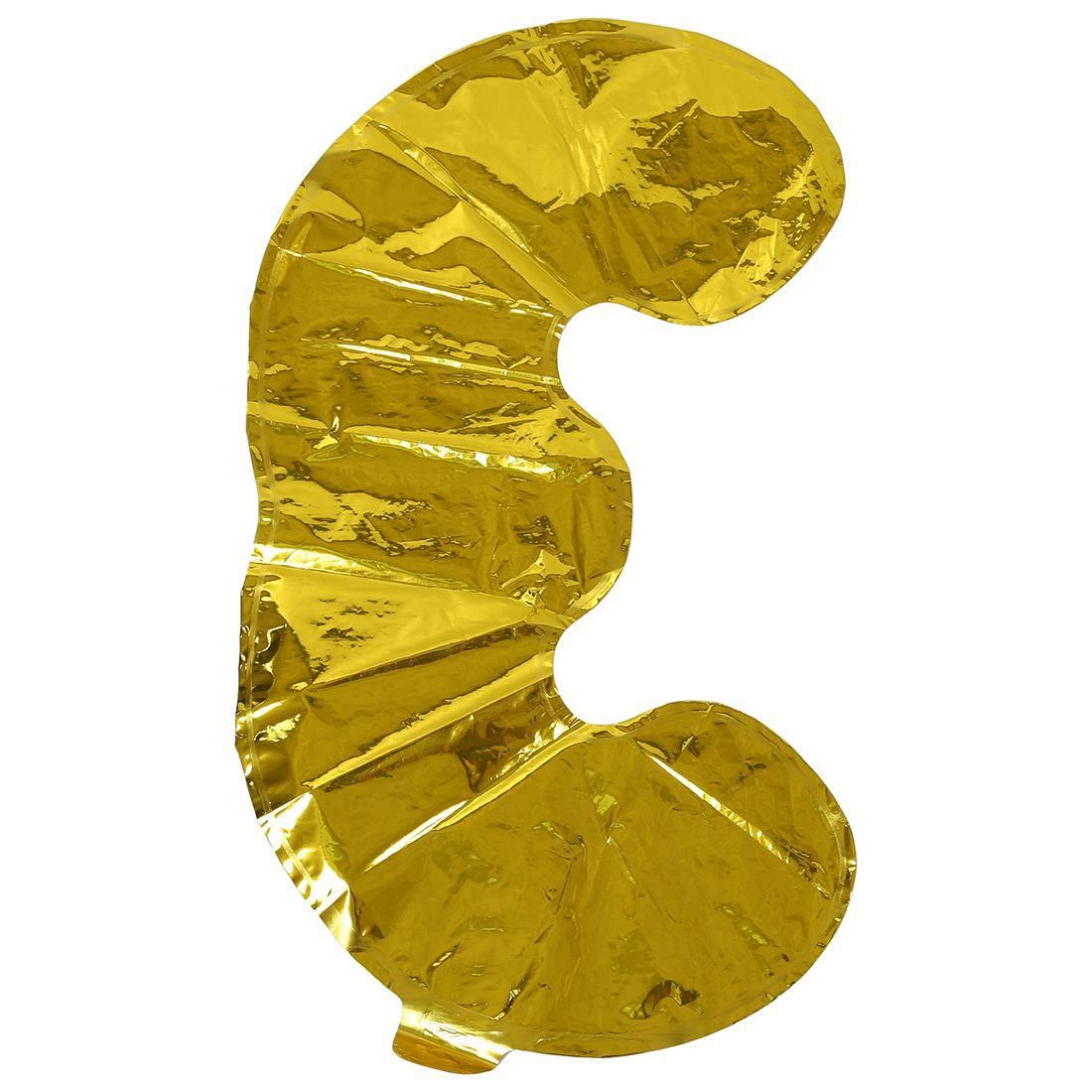 Fashion 16 Inch Silver Foil Number Balloons Birthday Wedding Party Decoration Gold 3