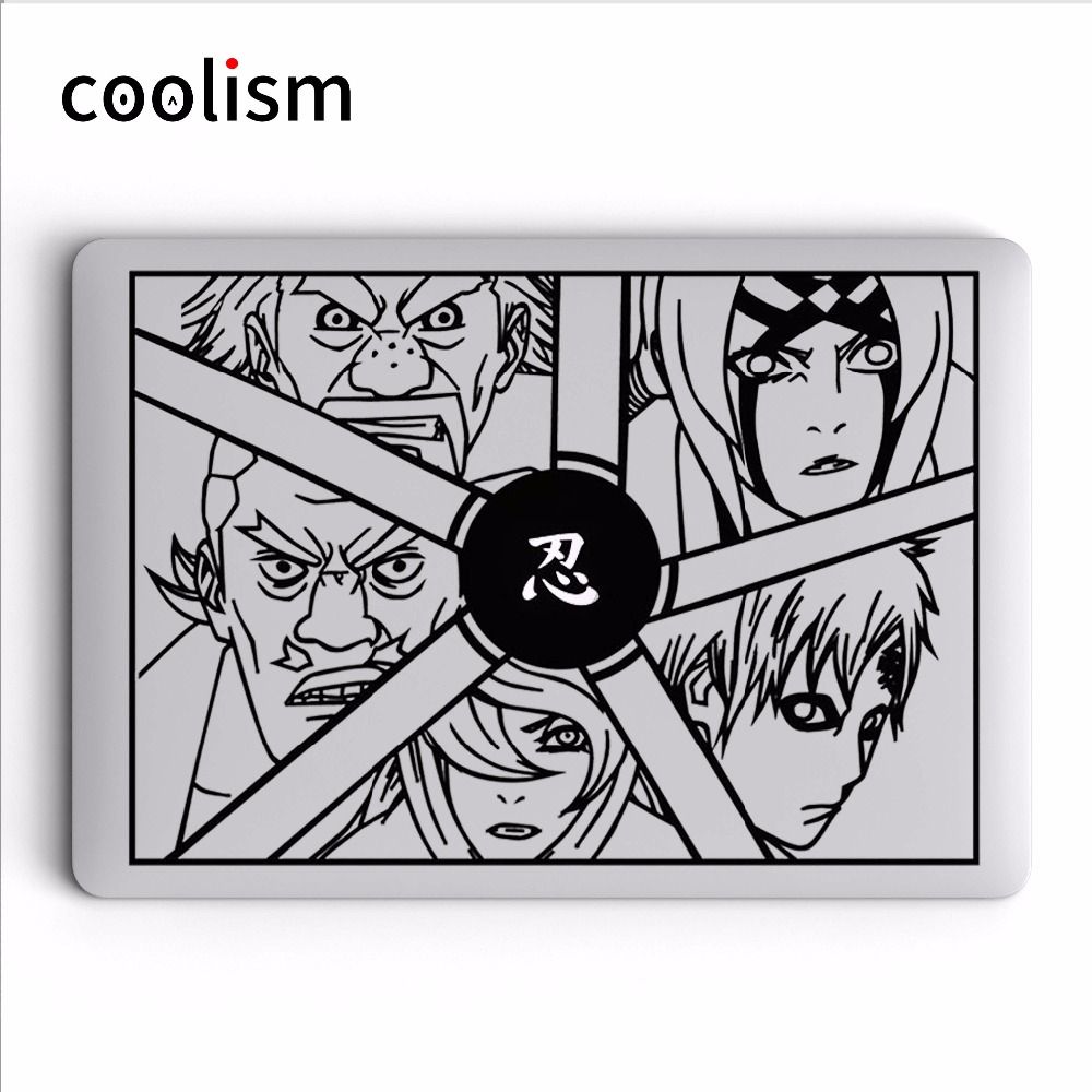 Naruto 5 Kage Comics Vinyl Lapsticker For Macbook