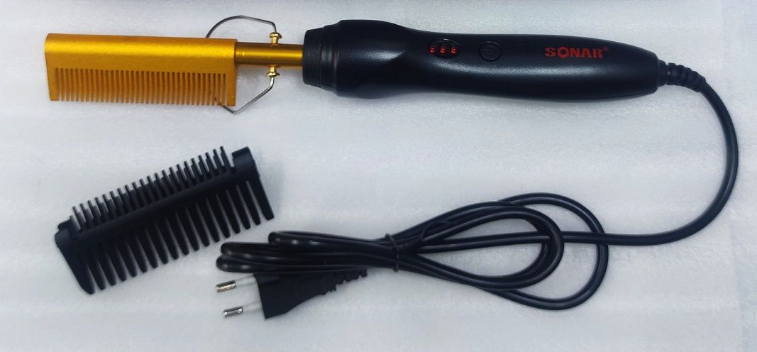 SONAR Hot Comb Professional Hair Straightener