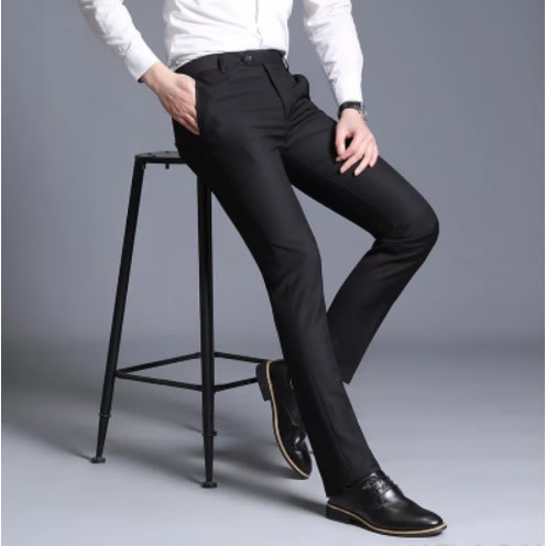 Smart Suit Trouser For Men - Black