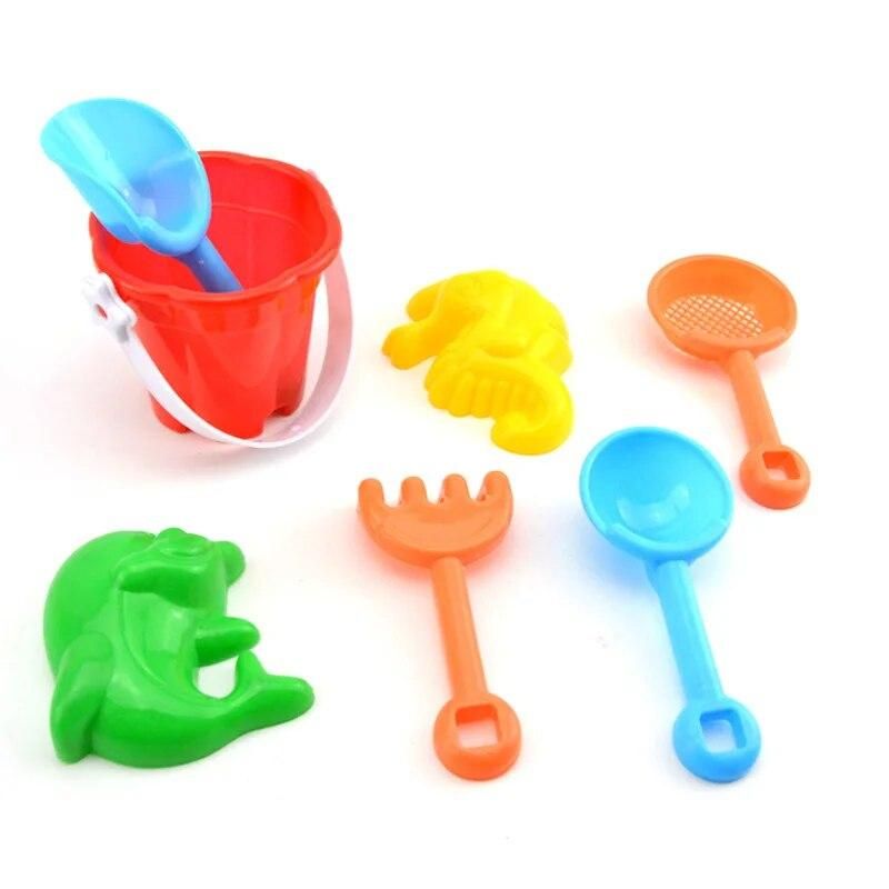 Baby Bath Toy Cartoon Mini Beach Bucket Cup Bathroom Bath Toy Game Infant Educational Gift For Newborn Kids