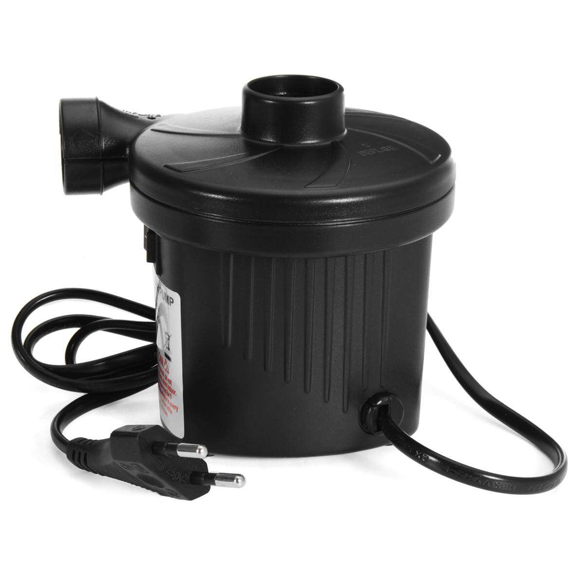 ELECTRIC AIR PUMP FOR INFLATABLE BED AIRBED CAMPING FOOT AIRPUMP