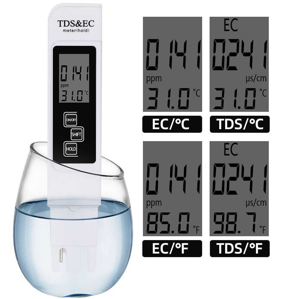 3 In 1 Water Quality Tester Digital Meter Water Quality