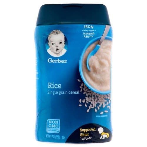 Rice Single Grain Cereal 1st For Babies Supported Sitter - 227g