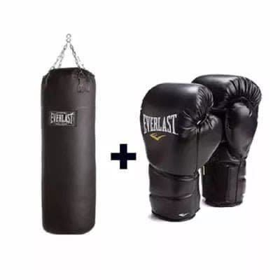 Punching Everlast Bag & Glove