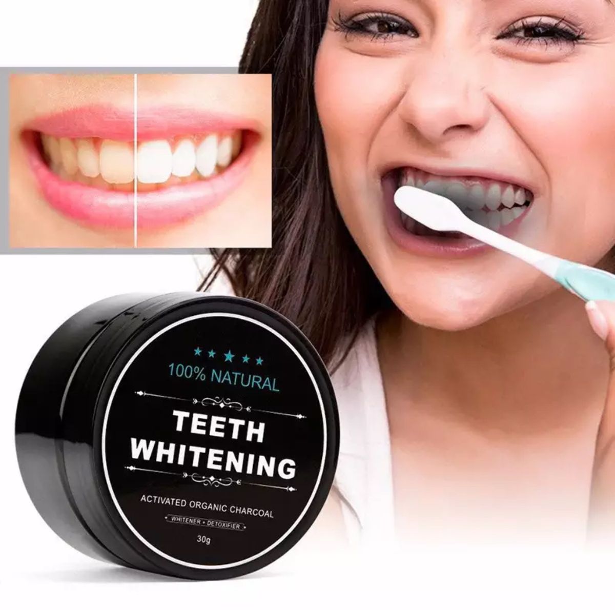 Charcoal Teeth Whiting  Powder