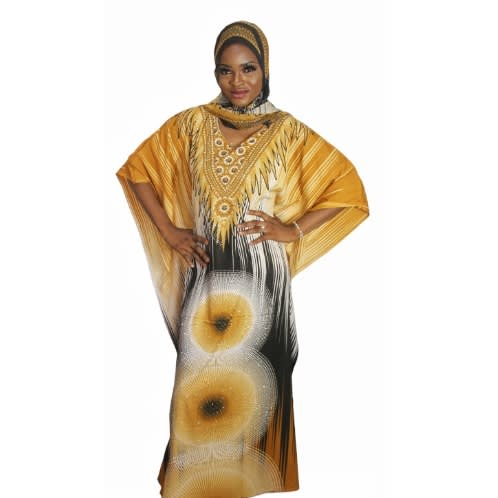 Boubou V-Neck Dress For Women