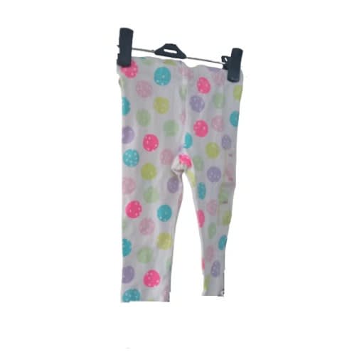 Baby Girl's Legging - Dotted Cream