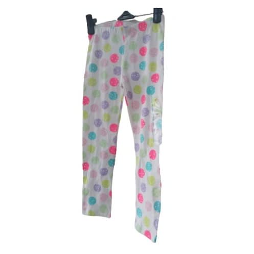 Baby Girl's Legging - Dotted Cream