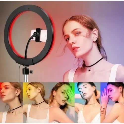 10 Inch Rgb Ring Light With Tripod Stand