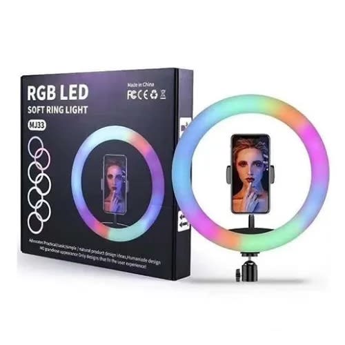 10 Inch Rgb Ring Light With Tripod Stand