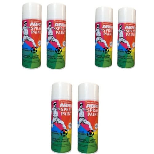 Spray Paint -6Pieces -White