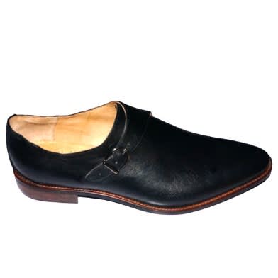 Mckez Single Monk Strap Leather Shoe