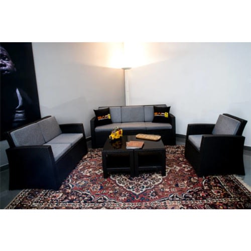 Lugano Sofa 6 Seater Set - Grey