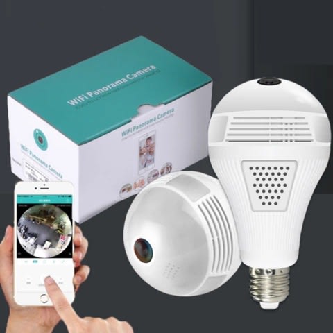 Smart 360 Degree Wifi Camera Wireless Light Bulb Ip Camera 1080phd