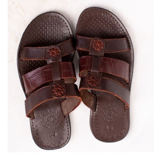 Men's Slippers - Brown