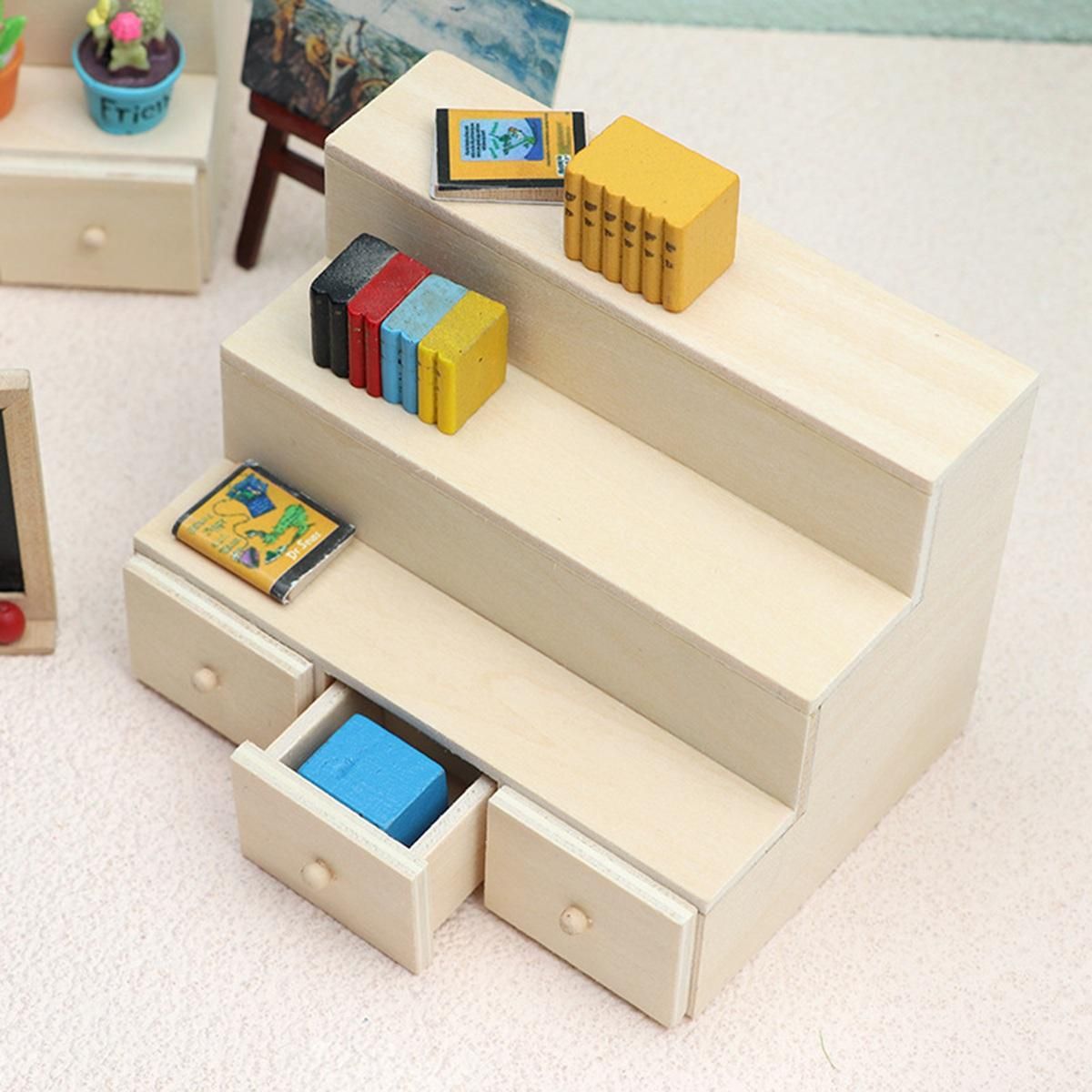 1:12 Miniature Display Stand Supermarket Shelves