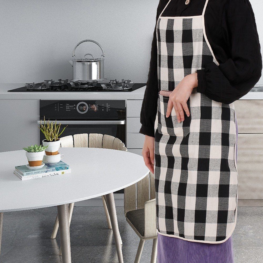 Apron With Pocket Kitchen Apron For Women Men Chef Kitchen