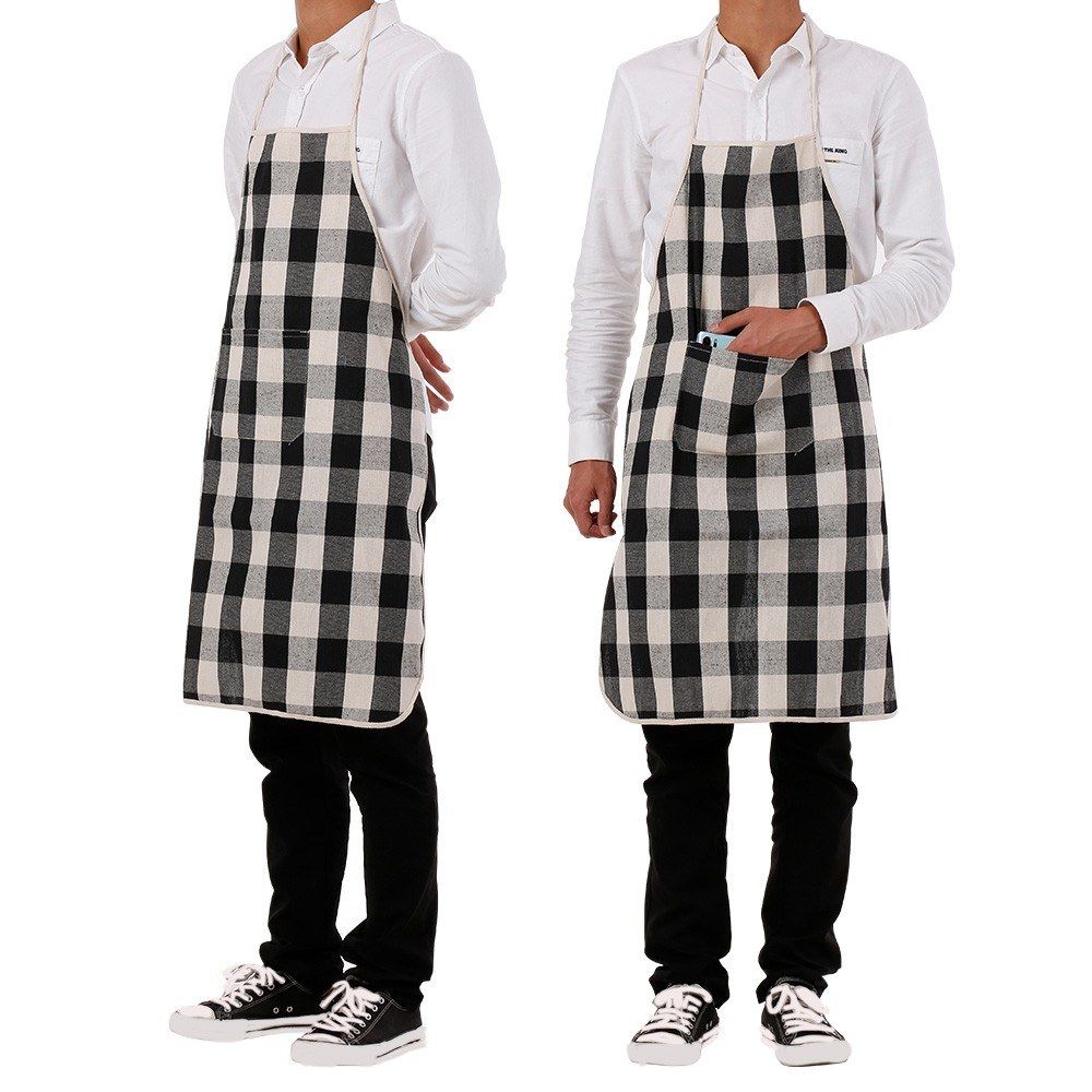 Apron With Pocket Kitchen Apron For Women Men Chef Kitchen