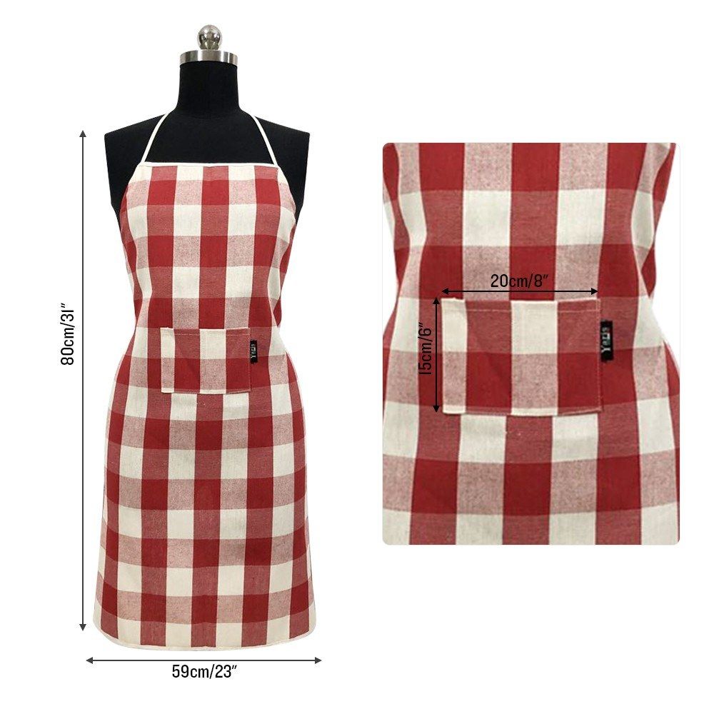 Apron With Pocket Kitchen Apron For Women Men Chef Kitchen