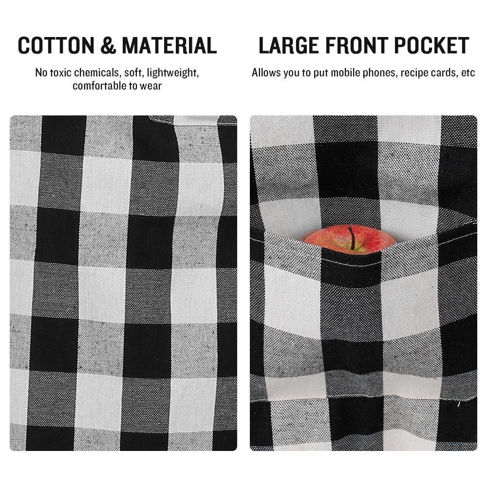 Apron With Pocket Kitchen Apron For Women Men Chef Kitchen