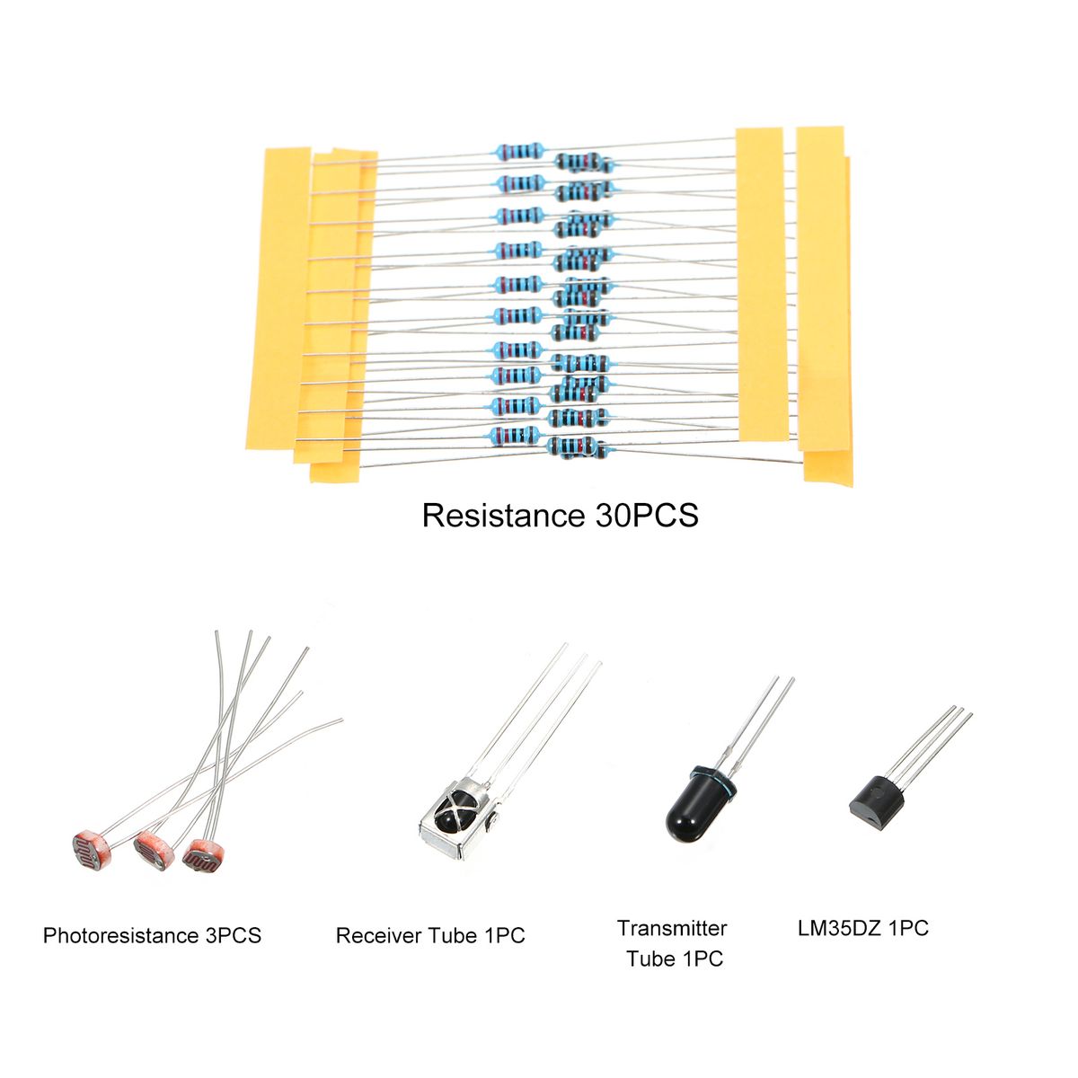 Upgraded Learning Kit With Breadboard Photoresistance