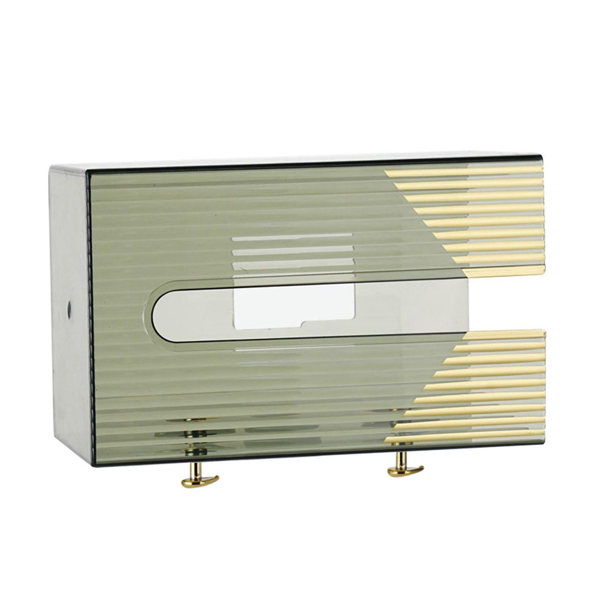 Tissue Holder under Desk Tissue Dispenser Kitchen Countertop Organizer Green
