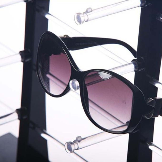 Acrylic Plastic Glasses Display Stand Holder Sunglasses For Shop Black
