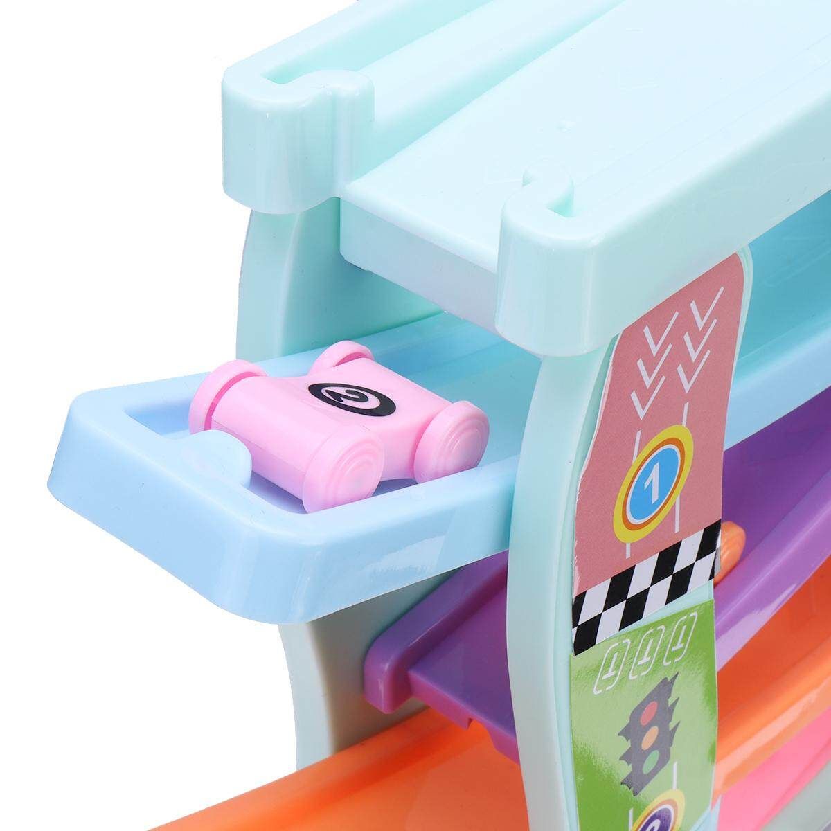 Racetrack Childrens Kids Car Slider Race Track Fun Run Toy