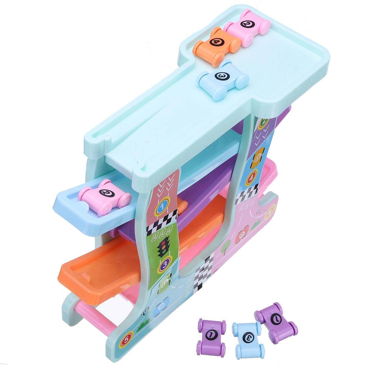 Racetrack Childrens Kids Car Slider Race Track Fun Run Toy